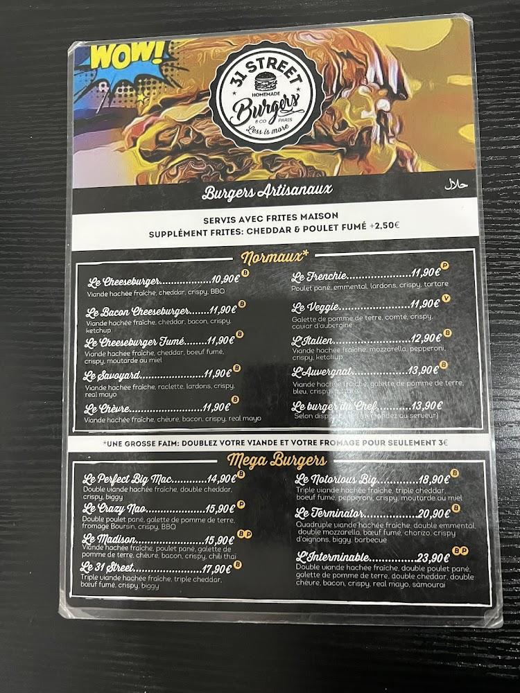 31 STREET 75017 - Menu Image 3